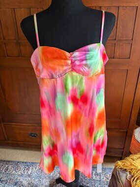 NWT Misguided Colorful Mini Dress